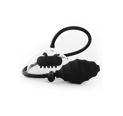 Vibrating Pussy Pump - Black